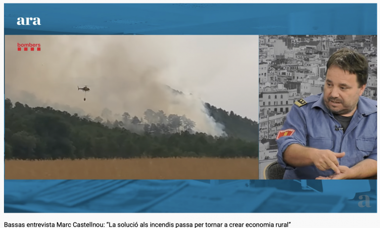 Bassas entrevista Marc Castellnou: “La solució als incendis passa per tornar a crear economia rural”